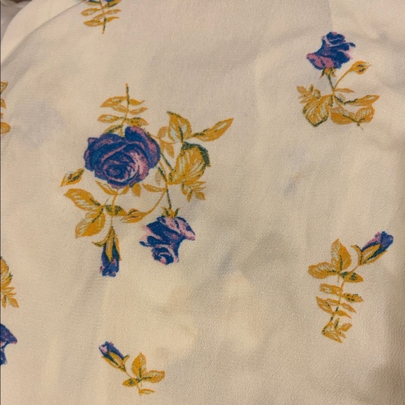 Free People Cream Tate Floral Backless Dress- NWT - Picture 7 of 8